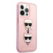 Karl Lagerfeld KLHCP13LKCTUGLP iPhone 13 Pro / 13 6,1’’ różowy/pink hardcase Glitter Karl’s & Choupette - Cell phone