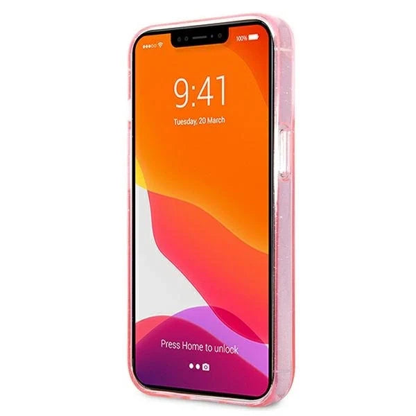 Karl Lagerfeld KLHCP13LKCTUGLP iPhone 13 Pro / 13 6,1’’ różowy/pink hardcase Glitter Karl’s & Choupette - Cell phone