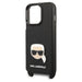 Karl Lagerfeld KLHCP13LSAKHPK iPhone 13 Pro / 13 6.1’’ Hardcase Saffiano Metal Karl Head - Cell phone cases