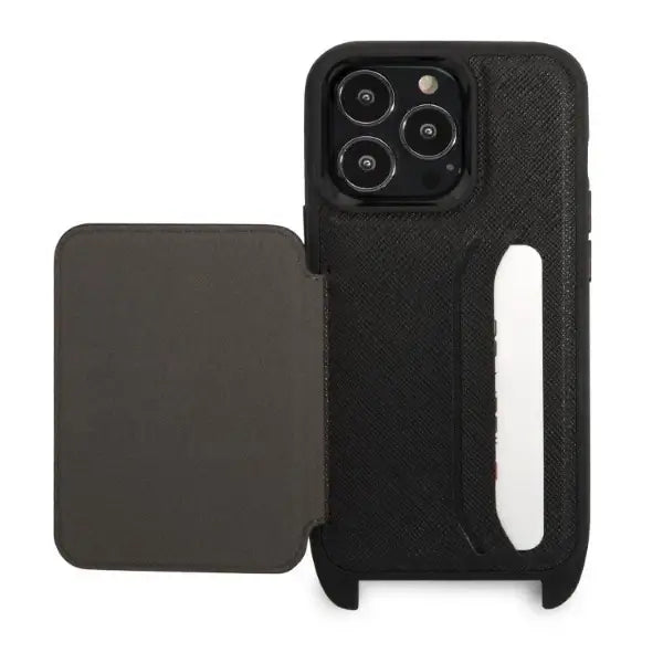 Karl Lagerfeld KLHCP13LSAKHPK iPhone 13 Pro / 13 6.1’’ Hardcase Saffiano Metal Karl Head - Cell phone cases