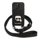 Karl Lagerfeld KLHCP13LSAKHPK iPhone 13 Pro / 13 6.1’’ Hardcase Saffiano Metal Karl Head - Cell phone cases