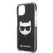 Karl Lagerfeld KLHCP13MTPECK iPhone 13 6.1’’ hardcase black/black Choupette Head - Cell phone cases