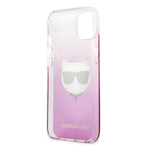 Karl Lagerfeld KLHCP13SCTRP iPhone 13 mini 5.4’’ hardcase pink/pink Choupette Head - Cell phone cases