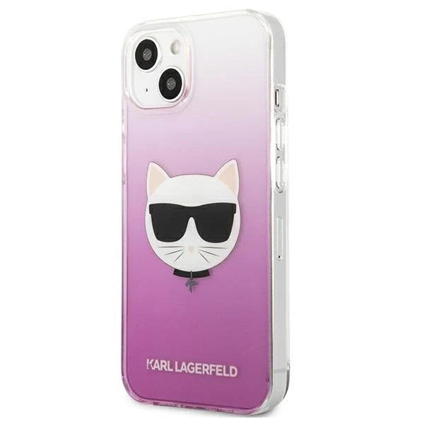 Karl Lagerfeld KLHCP13SCTRP iPhone 13 mini 5.4’’ hardcase pink/pink Choupette Head - Cell phone cases