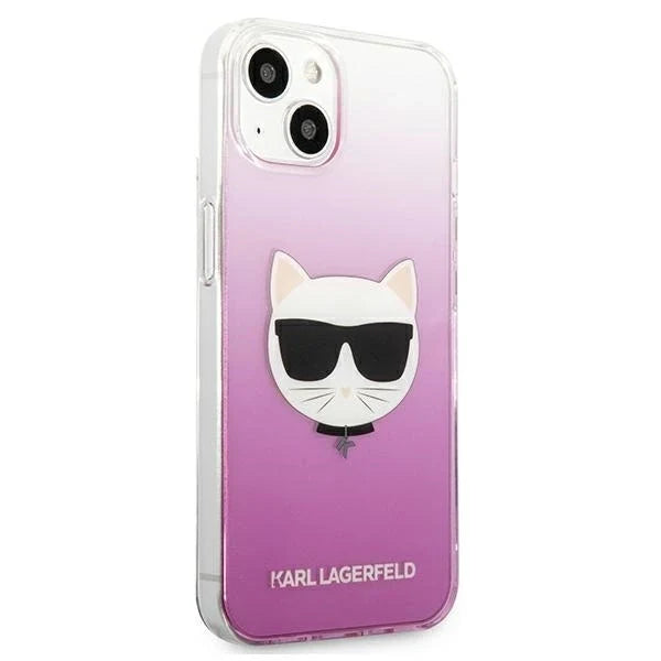 Karl Lagerfeld KLHCP13SCTRP iPhone 13 mini 5.4’’ hardcase pink/pink Choupette Head - Cell phone cases