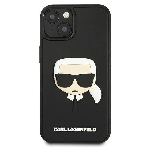 Karl Lagerfeld KLHCP13SKH3DBK iPhone 13 mini 5,4’’ czarny/black hardcase 3D Rubber Karl`s Head - Cell phone cases