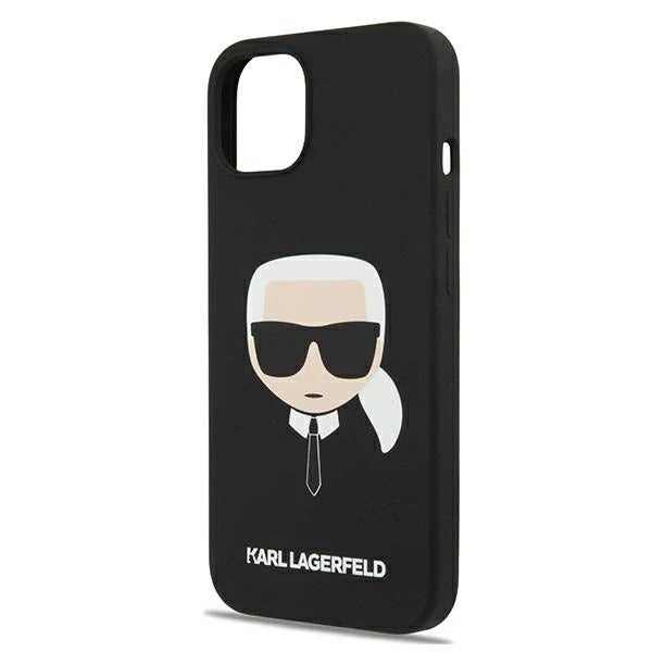 Karl Lagerfeld KLHCP13SSLKHBK iPhone 13 mini 5,4’’ czarny/black hardcase Silicone Karl’s Head - Cell phone cases