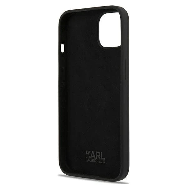Karl Lagerfeld KLHCP13SSLKHBK iPhone 13 mini 5,4’’ czarny/black hardcase Silicone Karl’s Head - Cell phone cases