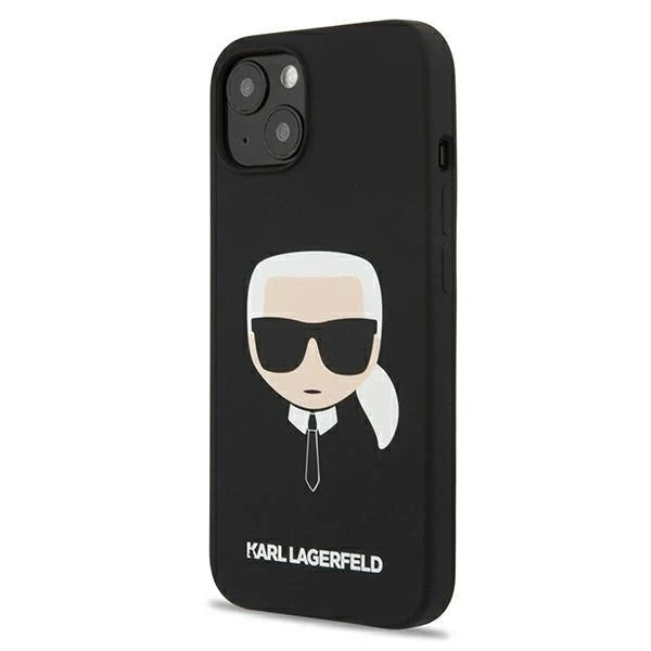 Karl Lagerfeld KLHCP13SSLKHBK iPhone 13 mini 5,4’’ czarny/black hardcase Silicone Karl’s Head - Cell phone cases