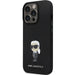 Karl Lagerfeld KLHCP13XSMHKNPK case for iPhone 13 Pro Max - black Silicone Ikonik Metal Pin - Cell phone cases