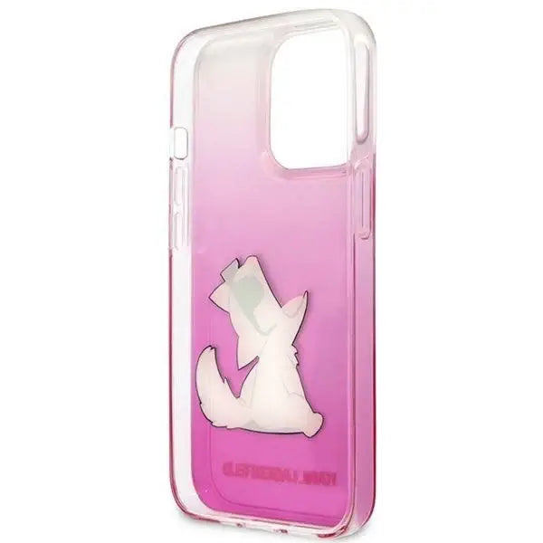Karl Lagerfeld KLHCP14LCFNRCPI iPhone 14 Pro 6.1 ’hardcase pink / pink Choupette Fun - Cell phone cases