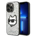 Karl Lagerfeld KLHCP14LG2CPS iPhone 14 Pro 6.1’’ silver/silver hardcase Glitter Choupette Patch - Cell phone cases