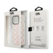 Karl Lagerfeld KLHCP14LHKLSPCP iPhone 14 Pro 6.1 ’hardcase pink / pink Mono Vertical Stripe - Cell phone cases