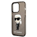 Karl Lagerfeld KLHCP14LHNIKTCK iPhone 14 Pro 6.1’’ black/black hardcase Ikonik Karl Lagerfeld - Cell phone cases