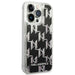 Karl Lagerfeld KLHCP14LLMNMK iPhone 14 Pro 6.1 ’hardcase black / black Liquid Glitter Monogram - Cell phone cases