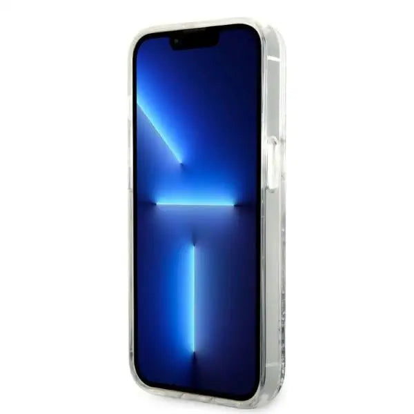 Karl Lagerfeld KLHCP14LLNHCCS iPhone 14 Pro 6.1’’ silver/silver hardcase Glitter Choupette Head - Cell phone cases