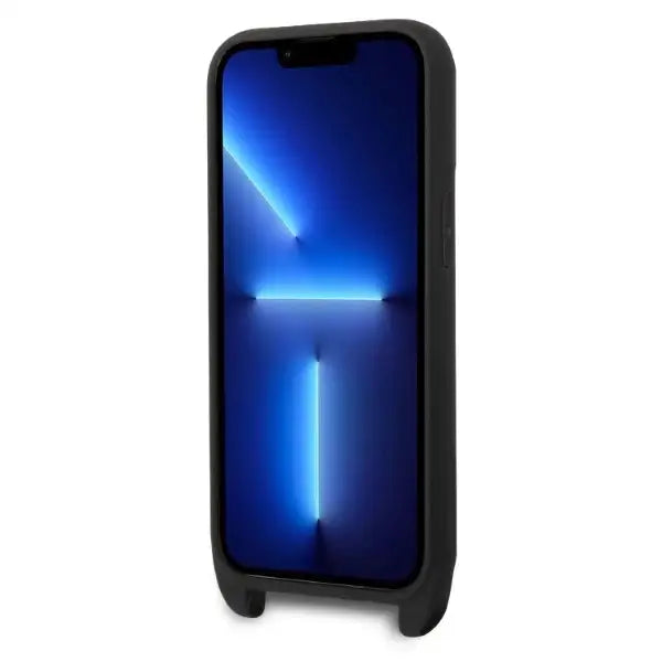 Karl Lagerfeld KLHCP14LSTKMK iPhone 14 Pro 6.1’’ black/black hardcase Monogram Ikonik Patch - Cell phone cases