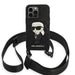 Karl Lagerfeld KLHCP14LSTKMK iPhone 14 Pro 6.1’’ black/black hardcase Monogram Ikonik Patch - Cell phone cases