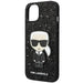 Karl Lagerfeld KLHCP14MGFKPK iPhone 14 Plus 6.7 ’hardcase black / black Glitter Flakes Ikonik - Cell phone cases