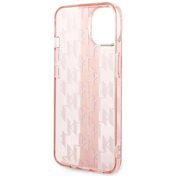 Karl Lagerfeld KLHCP14MHKLSPCP iPhone 14 Plus 6.7 ’hardcase pink / pink Mono Vertical Stripe - Cell phone cases