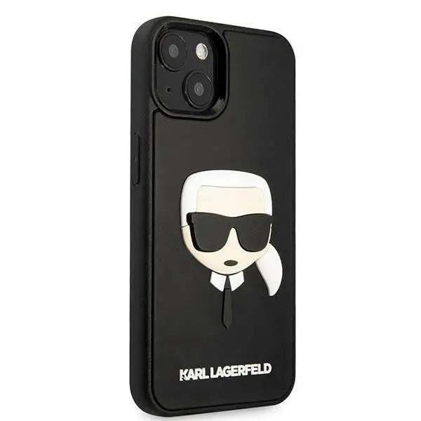 Karl Lagerfeld KLHCP14MKH3DBK iPhone 14 Plus 6.7 ’black / black hardcase 3D Rubber Karl’s Head - Cell phone cases