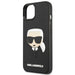 Karl Lagerfeld KLHCP14MKH3DBK iPhone 14 Plus 6.7 ’black / black hardcase 3D Rubber Karl’s Head - Cell phone cases