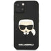 Karl Lagerfeld KLHCP14MKH3DBK iPhone 14 Plus 6.7 ’black / black hardcase 3D Rubber Karl’s Head - Cell phone cases