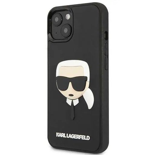 Karl Lagerfeld KLHCP14MKH3DBK iPhone 14 Plus 6.7 ’black / black hardcase 3D Rubber Karl’s Head - Cell phone cases