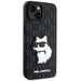 Karl Lagerfeld KLHCP14MSAKHPCK iPhone 14 Plus 6.7’’ black/black Saffiano Monogram Choupette - Cell phone cases