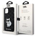 Karl Lagerfeld KLHCP14MSAKHPCK iPhone 14 Plus 6.7’’ black/black Saffiano Monogram Choupette - Cell phone cases