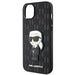 Karl Lagerfeld KLHCP14MSAKHPKK iPhone 14 Plus 6.7’’ black/black Saffiano Monogram Ikonik - Cell phone cases