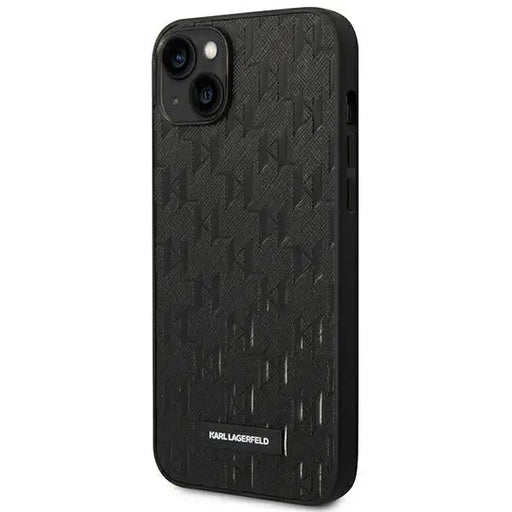 Karl Lagerfeld KLHCP14MSAKLHPK iPhone 14 Plus 6.7 ’hardcase black / black Saffiano Mono Metal Logo - Cell phone cases