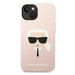 Karl Lagerfeld KLHCP14MSLKHLP iPhone 14 Plus 6.7 ’hardcase pink / pink Silicone Karl’s Head - Cell phone cases