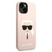 Karl Lagerfeld KLHCP14MSLKHLP iPhone 14 Plus 6.7 ’hardcase pink / pink Silicone Karl’s Head - Cell phone cases