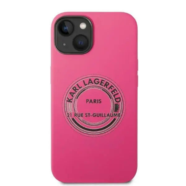 Karl Lagerfeld KLHCP14MSRSGRCF iPhone 14 Plus 6.7 ’hardcase pink / pink Silicone RSG - Cell phone cases