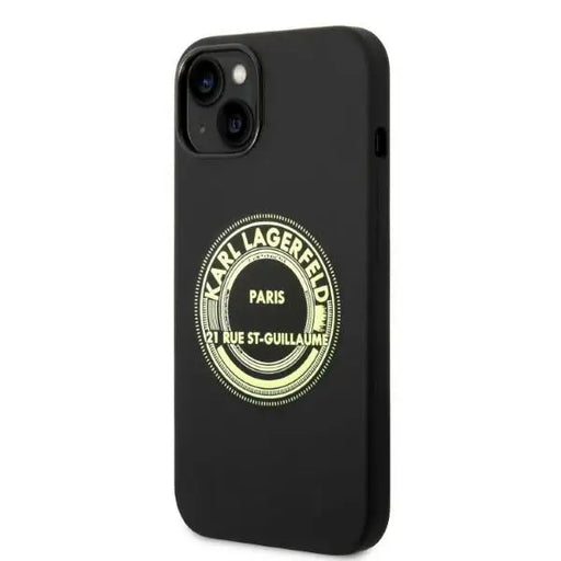 Karl Lagerfeld KLHCP14MSRSGRCK iPhone 14 Plus 6.7 ’hardcase black / black Silicone RSG - Cell phone cases