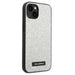 Karl Lagerfeld KLHCP14SG2ELS iPhone 14 6.1 ’hardcase silver / silver Glitter Plaque Logo - Cell phone cases