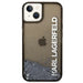 Karl Lagerfeld KLHCP14SLCKVK iPhone 14 6.1 ’black / black hardcase Liquid Glitter Elong - Cell phone cases