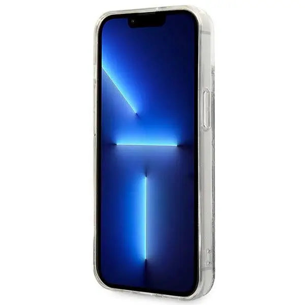 Karl Lagerfeld KLHCP14SLMNMK iPhone 14 6.1 ’hardcase black / black Liquid Glitter Monogram - Cell phone cases