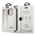 Karl Lagerfeld KLHCP14XG2ELS iPhone 14 Pro Max 6.7 ’hardcase silver / silver Glitter Plaque Logo - Cell phone cases