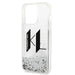 Karl Lagerfeld KLHCP14XLBKLCS iPhone 14 Pro Max 6,7’’ srebrny/silver hardcase Liquid Glitter Big KL - Cell phone cases
