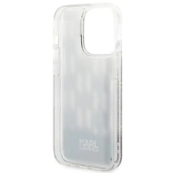 Karl Lagerfeld KLHCP14XLMNMK iPhone 14 Pro Max 6.7 ’hardcase black / black Liquid Glitter Monogram - Cell phone cases