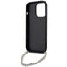 Karl Lagerfeld KLHCP14XSACKLHPG iPhone 14 Pro Max 6.7’’ silver/silver hardcase Saffiano Monogram Chain - Cell phone