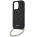 Karl Lagerfeld KLHCP14XSACKLHPK iPhone 14 Pro Max 6.7’’ black/black hardcase Saffiano Monogram Chain - Cell phone cases