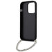 Karl Lagerfeld KLHCP14XSACKLHPK iPhone 14 Pro Max 6.7’’ black/black hardcase Saffiano Monogram Chain - Cell phone cases
