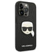 Karl Lagerfeld KLHCP14XSAPKHK iPhone 14 Pro Max 6,7’’ czarny/black hardcase Saffiano Karl’s Head Patch - Cell phone