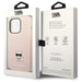 Karl Lagerfeld KLHCP14XSLCTPI iPhone 14 Pro Max 6.7 ’hardcase light pink / light pink Silicone Choupette Body - Cell