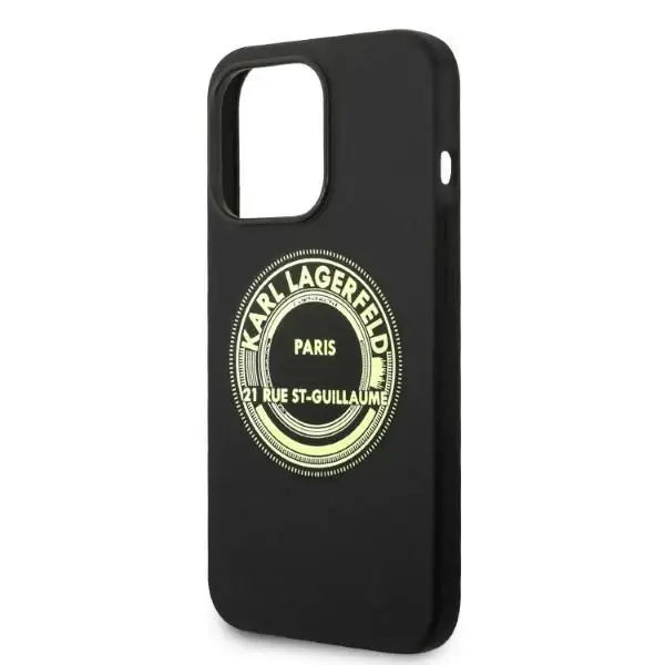 Karl Lagerfeld KLHCP14XSRSGRCK iPhone 14 Pro Max 6.7 ’hardcase black / black Silicone RSG - Cell phone cases