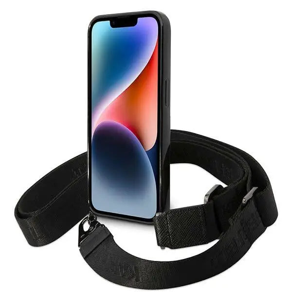 Karl Lagerfeld KLHCP14XSTSTP iPhone 14 Pro Max 6.7 ’hardcase pink / pink Color Stripes Strap - Cell phone cases