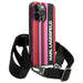 Karl Lagerfeld KLHCP14XSTSTP iPhone 14 Pro Max 6.7 ’hardcase pink / pink Color Stripes Strap - Cell phone cases